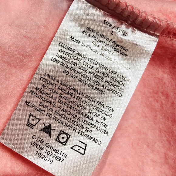 🌈NWT!!! Polaroid Repeat Logo Hoodie Sweatshirt - Picture 4 of 4